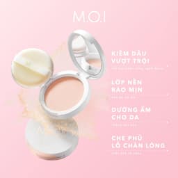 Thumbnail Phấn phủ dang nén mỏng nhẹ kiềm dầu MOI Baby Skin Powder 10g 3
