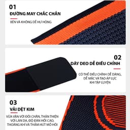 Thumbnail Bó gối có dây quấn trợ lực co dãn 4 chiều Yasu YS7720 (1 CHIẾC) 4