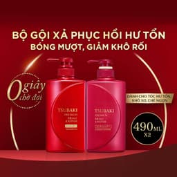 Thumbnail Combo Gội Xả - Dầu Gội Tsubaki Premium Repair Tsubaki (490ml/chai) 3