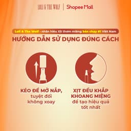 Thumbnail Xịt Thơm Miệng Kissing Spray Loli & The Wolf On Vị Kẹo Ngọt The Mát Hương Bạc Hà 20ml 2
