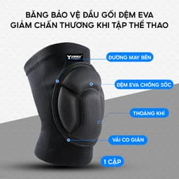 Thumbnail Băng bảo vệ đầu gối thủ môn có đệm cao cấp YASU YS0217A (1 đôi) 2