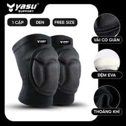 Thumbnail Băng bảo vệ đầu gối thủ môn có đệm cao cấp YASU YS0217A (1 đôi) 1