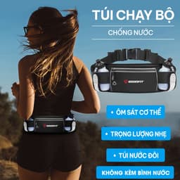 Thumbnail Túi đeo chạy bộ 2 ngăn đựng nước GoodFit GF120RB 2