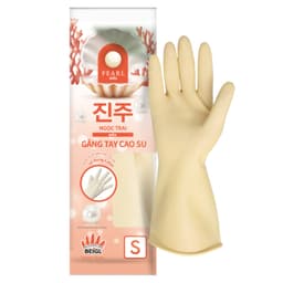 Thumbnail Găng Tay Cao Su Tay Lửng Ngọc Trai Size S Thương Hiệu BEIGL 2