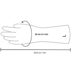 Thumbnail Găng Tay Cao Su Tay Lửng Ngọc Trai Size L Thương Hiệu BEIGL 3