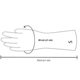 Thumbnail Găng Tay Cao Su Tay Lửng Ngọc Trai Size S Thương Hiệu BEIGL 4