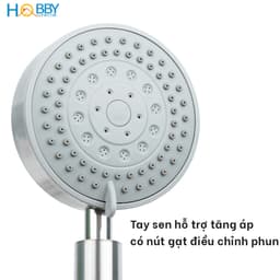 Thumbnail Vòi hoa sen cầm tay 5 chế độ inox 304 có dây sen Hobby Home Decor BST1 3