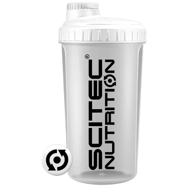 Ảnh Bình lắc thể thao bình nước 700ml Shaker Scitec White Transparent Scitec Nutrition 700 ML 1