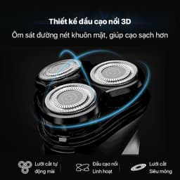Thumbnail Máy cạo râu Enchen Blackstone, Blackstone 3 có tông đơ phụ, đầu dao 3D chống nước - BH 6 tháng 4