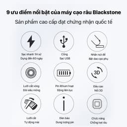 Thumbnail Máy cạo râu Enchen Blackstone, Blackstone 3 có tông đơ phụ, đầu dao 3D chống nước - BH 6 tháng 2