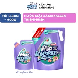 Thumbnail Combo Túi Nước Giặt Xả Thiên Nhiên 3.6kg + Túi Nước Giặt Xả 600g MaxKleen (ngẫu nhiên) 2