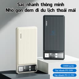 Thumbnail Pin Sạc Dự Phòng Dòng Du Lịch Rockspace P91 Sạc Nhanh PD20W 10000mA Hàng chính hãng bảo hành 12 2