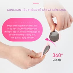 Thumbnail Kính Mát Cho Bé Tròng Phân Cực Chống UV400 Gọng Tròn Dẻo Silicone Cao Cấp Thời Trang Bé Trai Bé Gái Từ 0-3 Tuổi AK139 4