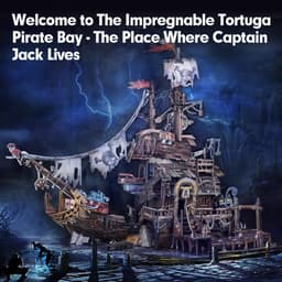 Thumbnail Mô Hình Giấy 3D Lắp Ráp CubicFun Tortuga Pirate Bay T4039h (218 mảnh) - PP050 1