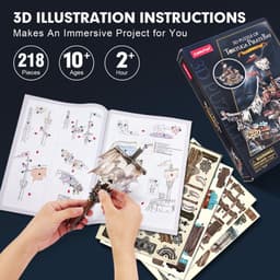 Thumbnail Mô Hình Giấy 3D Lắp Ráp CubicFun Tortuga Pirate Bay T4039h (218 mảnh) - PP050 2