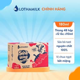 Thumbnail Thùng 48 hộp sữa tươi lên men tiệt trùng Lothamilk 180ml 2