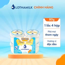 Thumbnail Lốc 4 hộp sữa chua phô mai Lothamilk 80g 2