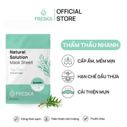 Thumbnail Combo 2 Miếng Mặt nạ giấy Freska Natural Solution Mask Sheet 25ml (giao ngẫu nhiên) 4