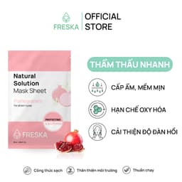Thumbnail Combo 2 Miếng Mặt nạ giấy Freska Natural Solution Mask Sheet 25ml (giao ngẫu nhiên) 3