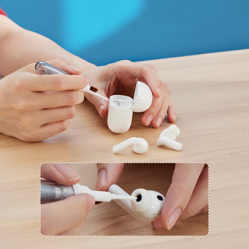 Ảnh Bút Vệ Sinh Đa Năng Wook RMC10 3 Trong 1 Vệ Sinh Tai Nghe, Điện Thoại, Máy Tính Bảng - Hàng Chính Hãng 4
