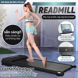 Thumbnail BG - (Có Điều Khiển Remote) Máy chạy bộ trong nhà máy đi bộ băng chạy chống rung EVA 3