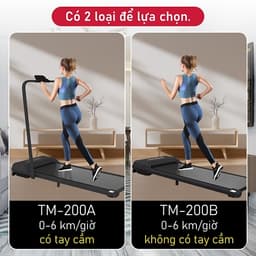 Thumbnail BG - (Có Điều Khiển Remote) Máy chạy bộ trong nhà máy đi bộ băng chạy chống rung EVA 1