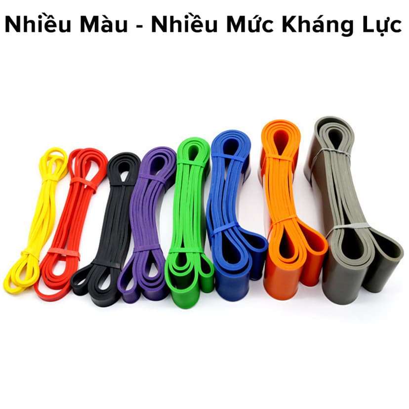 Ảnh Dây Cao Su Kháng Lực Hỗ Trợ Tập Gym Lên Xà, Dây Kháng Lực Tập Toàn Thân Powerband Đa Năng Thể Thao Chính Hãng Amalife 3