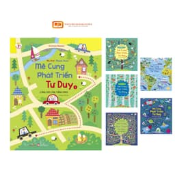 Thumbnail Sách - Combo Mê cung phát triển tư duy tập 1,2,3,4, du hành vũ trụ, khám phá thế giới - Vizibook 1