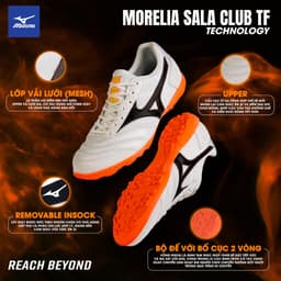 Thumbnail Giày Bóng Đá Sân Cỏ Nhận Tạo MRL SALA CLUB TF MIZUNO Chính Hãng Siêu Bền Nhẹ Đẹp Bảo Hành Keo 2