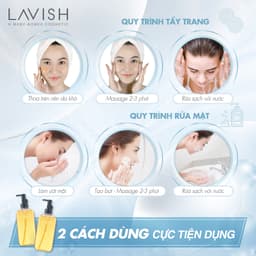 Thumbnail Gel rửa mặt & tẩy trang Lavish H Baby 220ml 4
