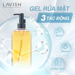 Thumbnail Gel rửa mặt & tẩy trang Lavish H Baby 220ml 3
