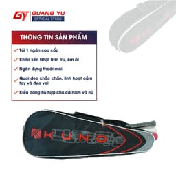 Thumbnail Túi Đựng Vợt Cầu Lông Kuno 1 Ngăn Lớn, Chống Thấm Nước 2