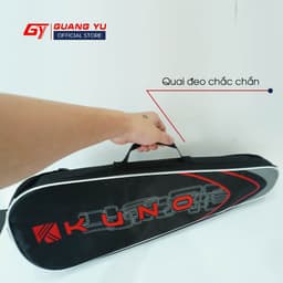 Thumbnail Túi Đựng Vợt Cầu Lông Kuno 1 Ngăn Lớn, Chống Thấm Nước 4