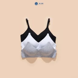 Thumbnail Áo Cotton Nữ Không Gọng Đệm Mỏng Mềm Mại Thấm Hút by Bechipi Al7895 1