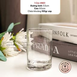 Thumbnail Cốc Đựng Nến Làm Nến Thơm Handmade (Nhiều Phân Loại) Heny Garden, Nguyên Liệu Dụng Cụ Làm Nến 3