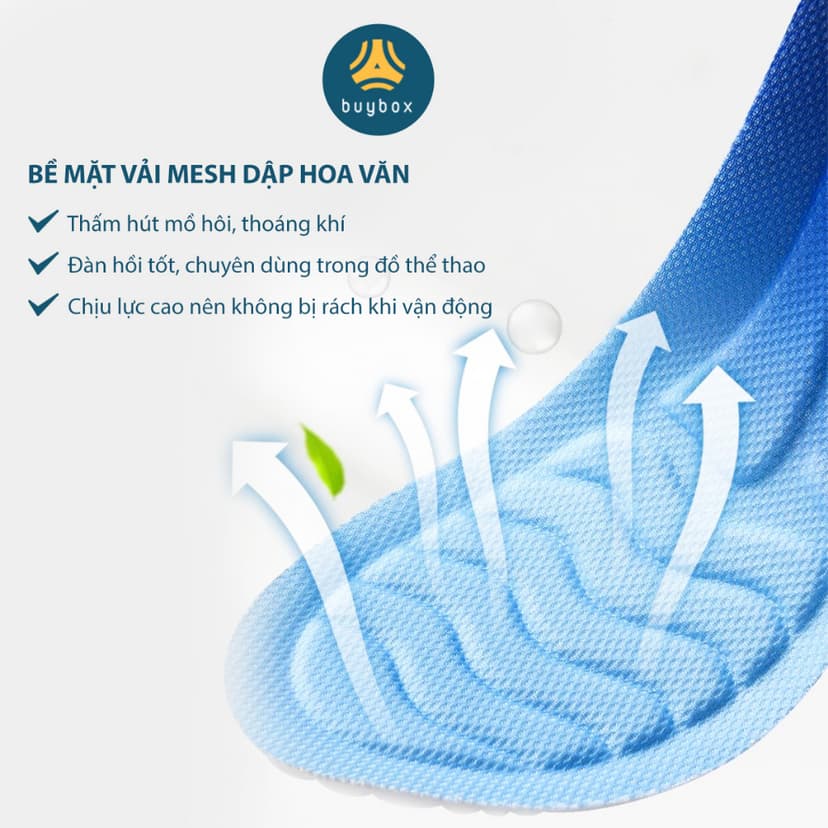 Ảnh Lót Giày Thể Thao Nam Nữ, Đế Lót Giày Cao Cấp - buybox - BBPK364 4