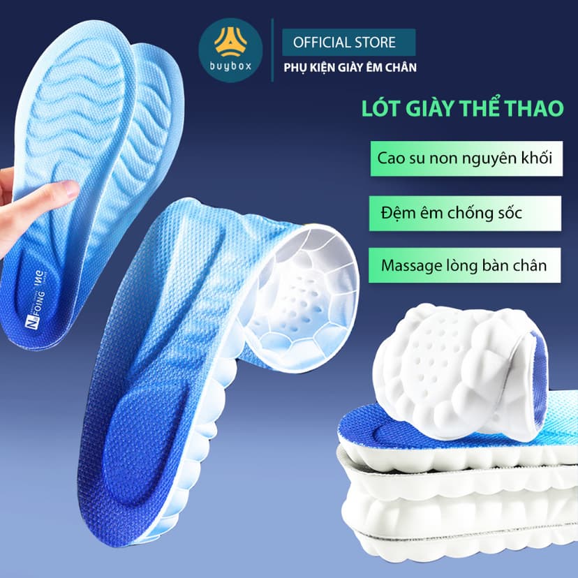 Ảnh Lót Giày Thể Thao Nam Nữ, Đế Lót Giày Cao Cấp - buybox - BBPK364 1
