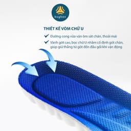 Thumbnail Lót Giày Thể Thao Nam Nữ, Đế Lót Giày Cao Cấp - buybox - BBPK364 3