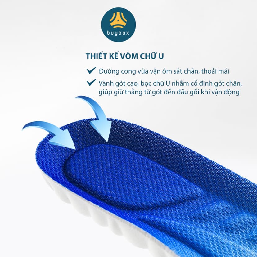 Ảnh Lót Giày Thể Thao Nam Nữ, Đế Lót Giày Cao Cấp - buybox - BBPK364 3