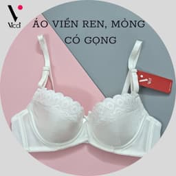 Thumbnail Áo ngực nữ có gọng, mỏng không đệm Vicci AV.05 - AV.06 ôm ngực 4