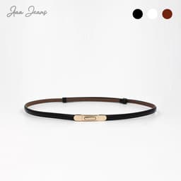 Thumbnail Đai thắt eo da thật bản nhỏ 1cm khóa bấm Aaa Jeans 1