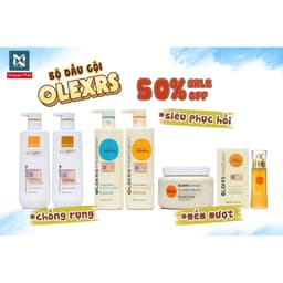 Thumbnail Combo dầu gội xả, kem ủ tóc, dầu dưỡng phục hồi chống rụng Olexrs Hair Salon Collagen 80ml - 500ml - 960ml 2