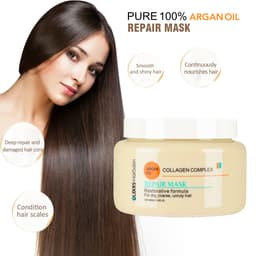 Thumbnail Combo dầu gội xả, kem ủ tóc, dầu dưỡng phục hồi chống rụng Olexrs Hair Salon Collagen 80ml - 500ml - 960ml 4