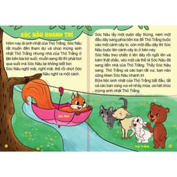 Thumbnail Sách Truyện, Thơ, Đồng dao cho bé từ 1-5 tuổi, Bìa cứng giúp bé học nói và phát triển ngôn từ, IQ, EQ , Sanbooks 3