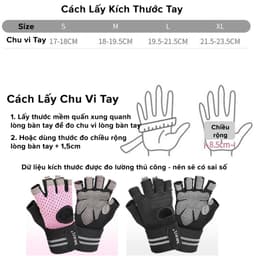 Thumbnail Găng Tay Nửa Ngón Tập Gym, Tập Tạ Tích Hợp Quấn Cổ Tay Bảo Vệ Cổ Tay Chính Hãng Aolikes AL113 (1 Đôi) 4