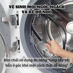 Thumbnail Bàn chải chà vệ sinh góc kẹt hở đa năng, cọ vệ sinh nhà tắm, nhà bếp nhỏ gọn tiện lợi 3