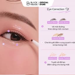 Thumbnail Bút kẻ mắt Black Rouge Eye Designing Pencil Liner 4