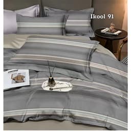 Thumbnail Bộ Drap 4 Món Lụa Tencel Ikool9 Cao Cấp Họa Tiết Sang Trọng - Giao Màu Ngẫu Nhiên. 2