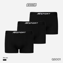 Thumbnail Combo 3 Quần Lót Nam AVIANO Cotton Compact Co Giãn 4 Chiều, Quần Sịp Nam Boxer Thoáng Khí 1