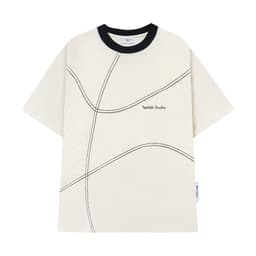 Thumbnail Áo Thun Teelab Wavy Line T-Shirt Unisex Form Oversize Local Brand TS198 4